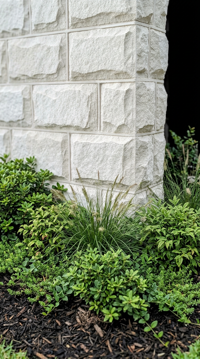White sandstone column